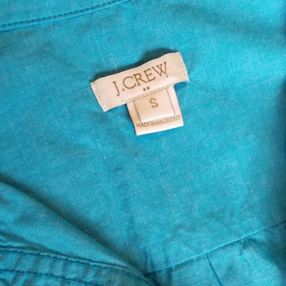 J. Crew Women's Shirt Blue, Size Small, Popover - Picture 4 of 6